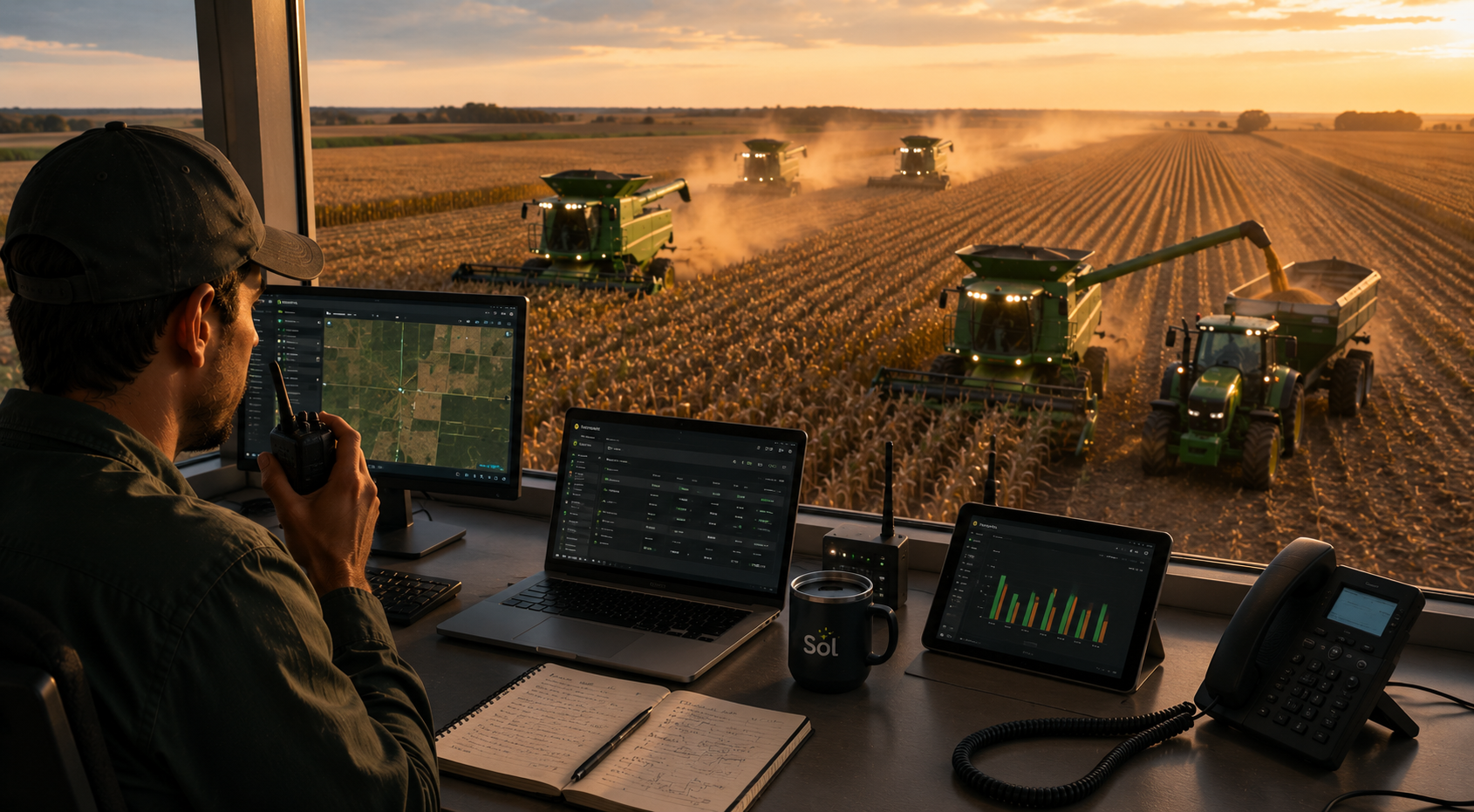 Sol by RZK · Infraestrutura digital crítica do agronegócio Conectar não basta: a próxima fronteira da digitalização do agro